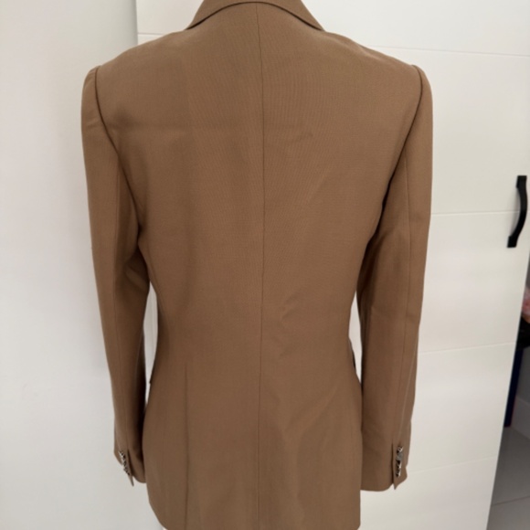 Ralph Lauren Purple Camel Brown Cashmere Suit Blazer The Morning Show Style 10 - Picture 5 of 12